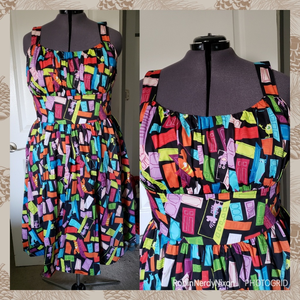SOLD...Disney Monsters Inc dress size 1x - Picture 1 of 8